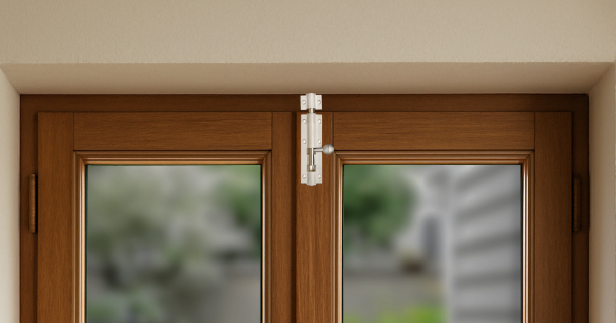 ATOM LOCK -Upgrade Door Security with Silver Satin Finish Tower Bolts - Atom Locks ATOM LOCK -Upgrade Door Security with Silver Satin Finish Tower Bolts