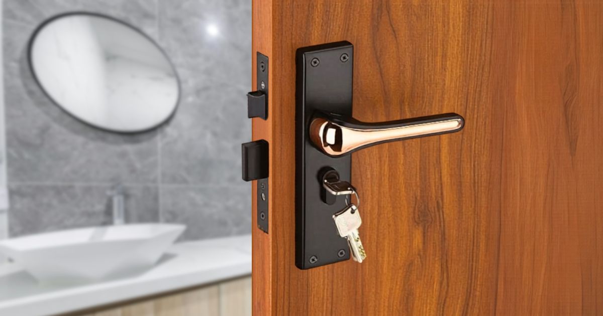 Bathroom Door Locks That Combine Strength and Design
