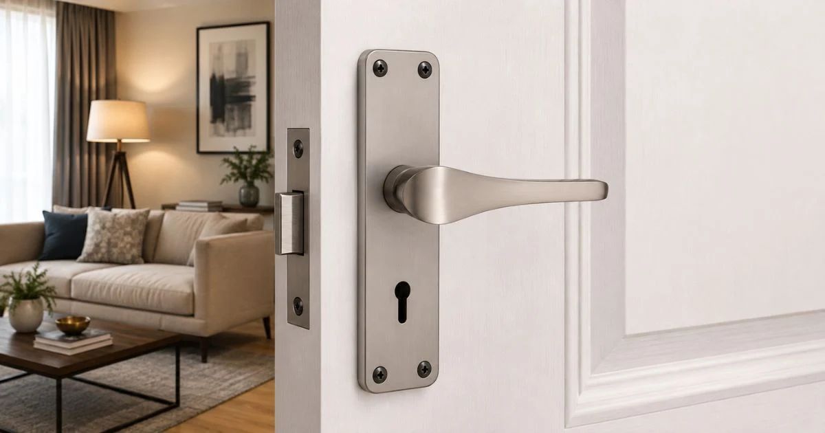 Mortise and Rose Door Handles for Modern Interiors