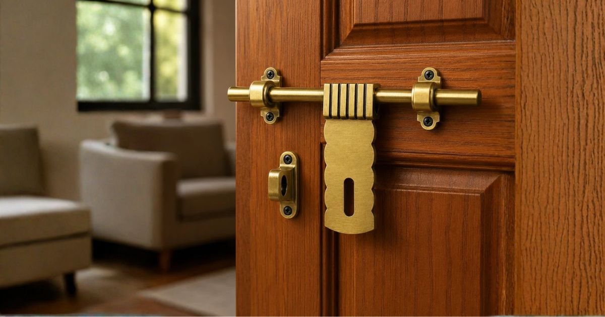 Brass Aldrop for Main Door Before Diwali