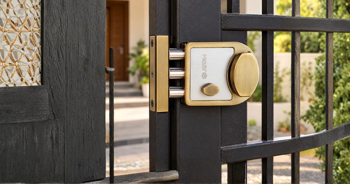 Double Door Iron Gate Lock Setup That Actually Holds