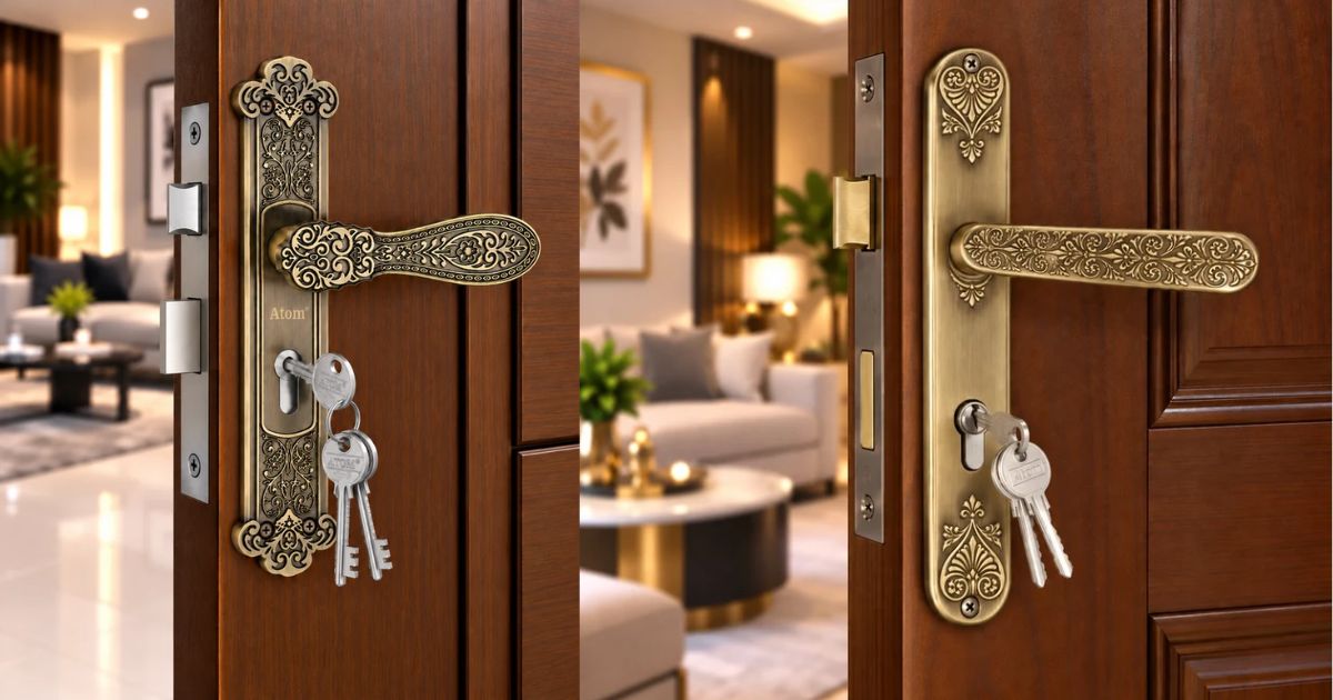 ATOM LOCK - 10 Inch Door Lock or 8 Inch Which Size Is Right for Your Door