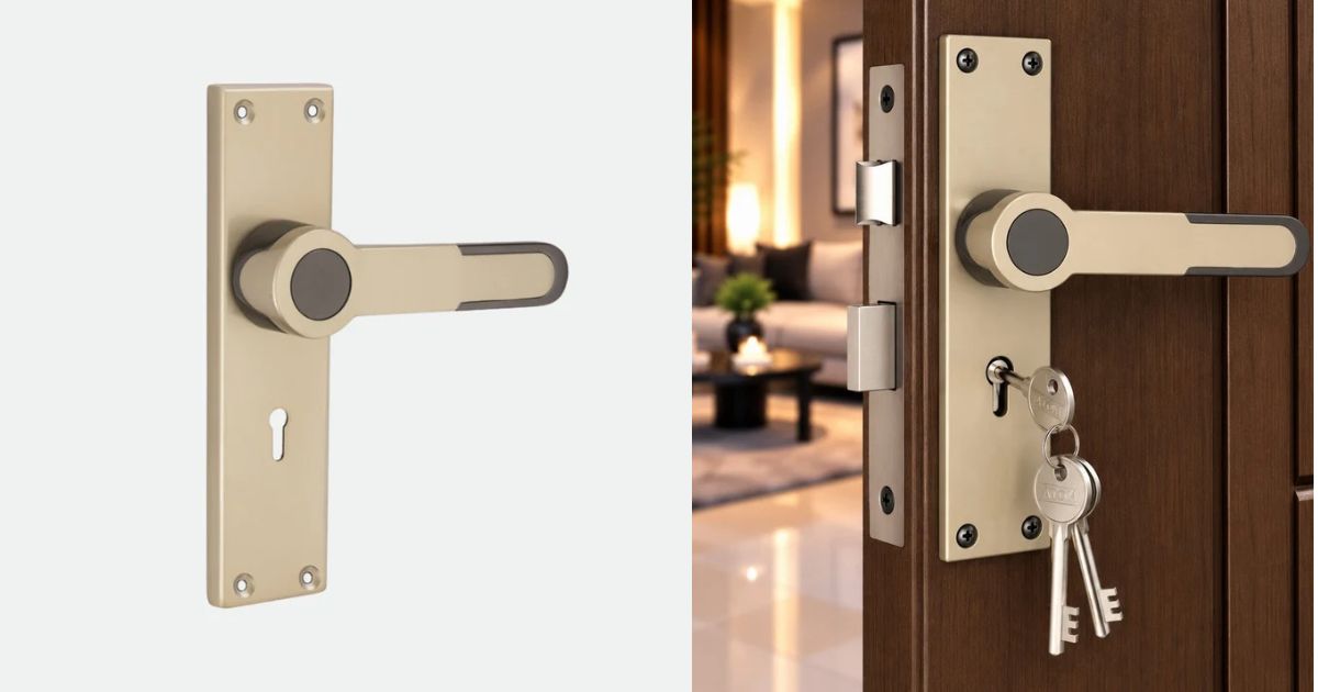 ATOM LOCK - Mortise Lock for Bathroom Doors That Keeps Privacy and Safety in Balance