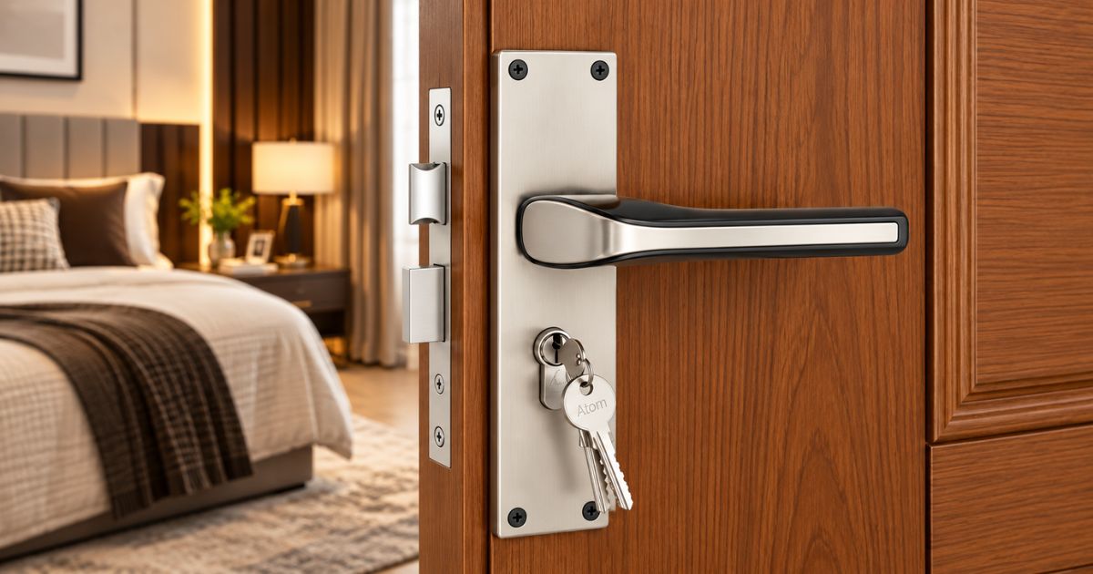 Aluminium Partition Door Lock Guide for Offices and Shops 1 - Atom Locks Aluminium Partition Door Lock Guide for Offices and Shops 1