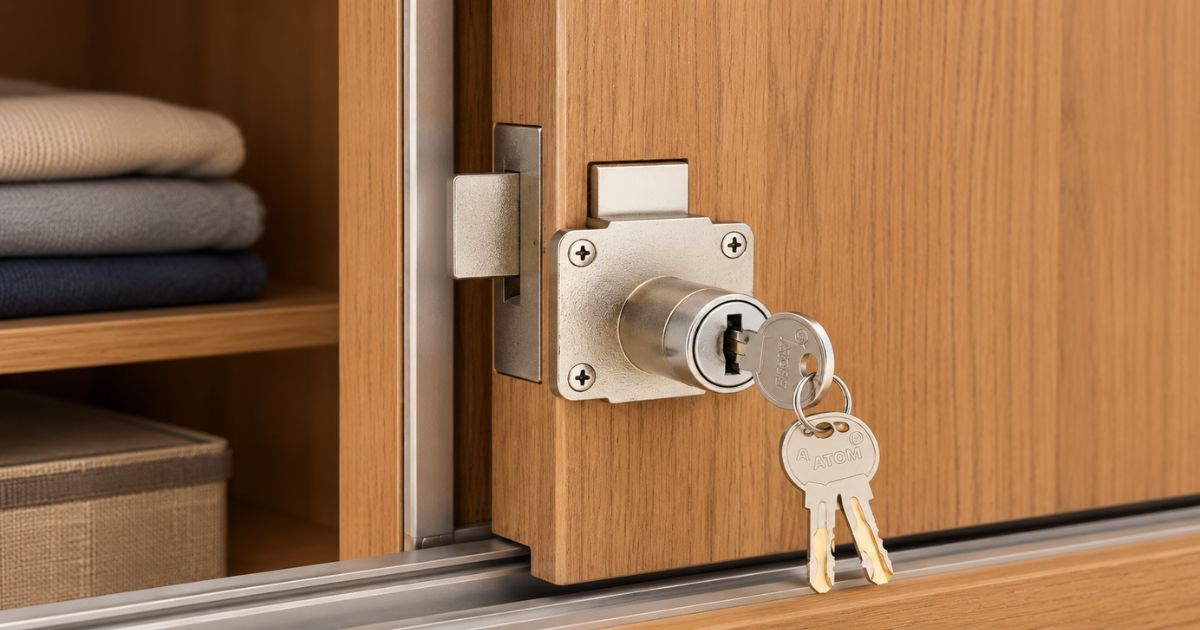 Wardrobe Sliding Door Lock With Key and Why Your Almirah Needs One
