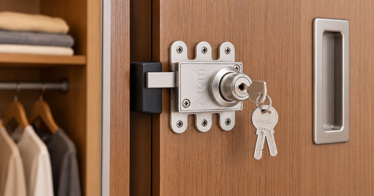 Wardrobe Sliding Door Lock With Key and Why Your Almirah Needs One