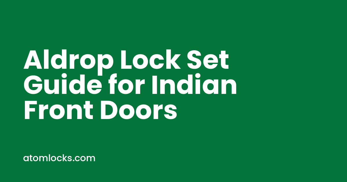 aldrop lock set by Atom Locks Aligarh