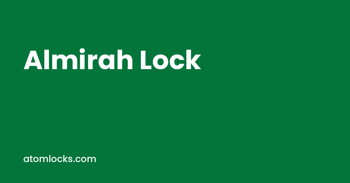 almirah lock by Atom Locks Aligarh