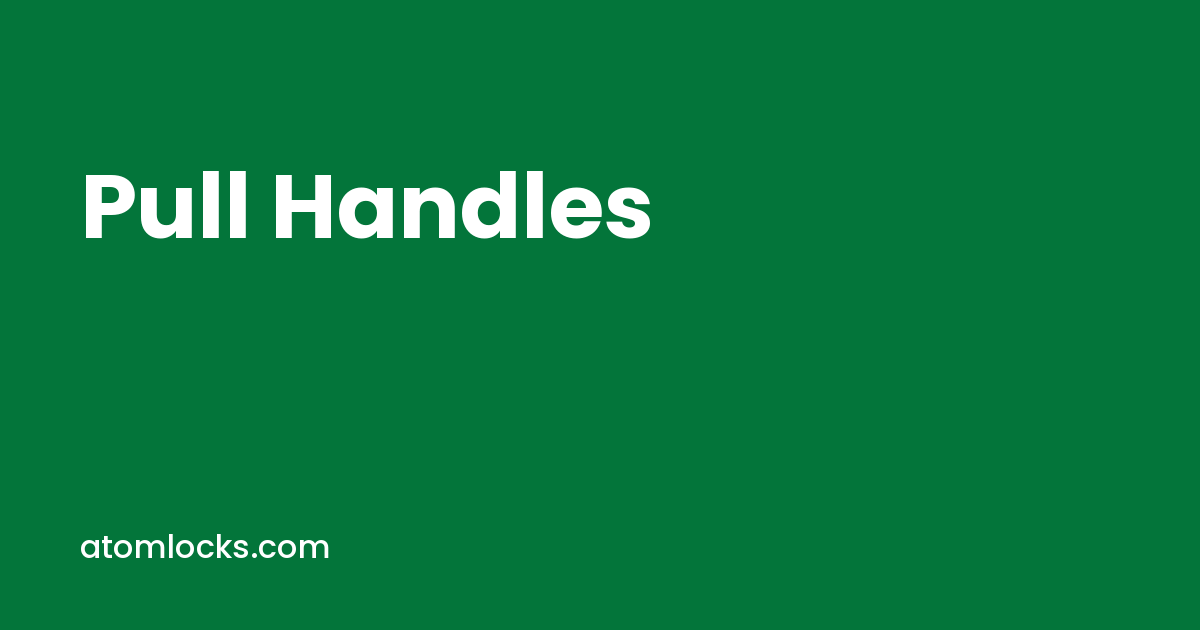 pull handles by Atom Locks Aligarh