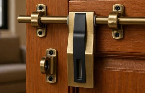 ATOM LOCK - Double Door Latch Lock Setups for Main Doors Drawing Rooms and Shops