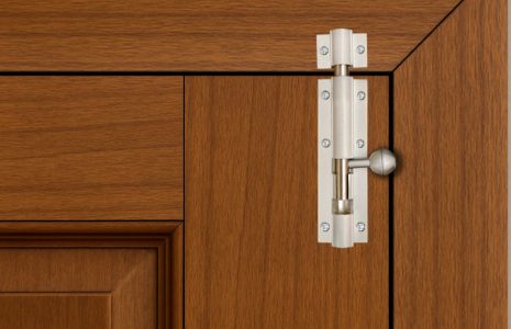 ATOM LOCK - Upgrade Door Security with Silver Satin Finish Tower Bolts