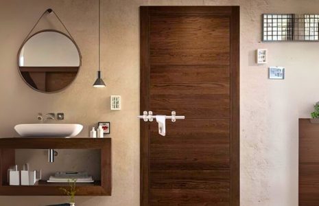 Atom Lock - Pairing Brass Antique Aldrops with Classic Wooden Designs