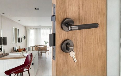 Main Door Hardware Set for Wooden Doors, Lock, Handle, Hinges and More