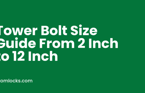 Tower Bolt Size Guide From 2 Inch to 12 Inch - Atom Locks tower bolt size by Atom Locks Aligarh